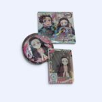 Колекційні металеві значки з AR-картками Demon Slayer: Kimetsu no Yaiba (Клинок, який знищує демонів) 75 мм Blind Pack (Бокс на 10 шт / Рандомний пак) - Зображення 2