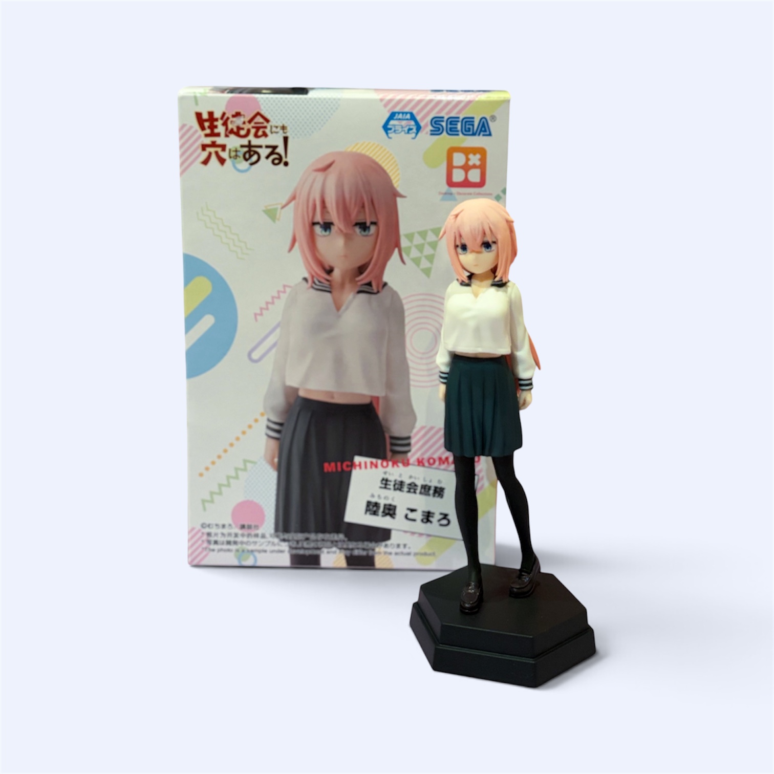 Photoroom_20260824_140302 Оригінальна колекційна фігурка SEGA Desktop×Decorate Collections Seitokai ni mo Ana wa Aru!: Komaro Michinoku (Комаро Мічіноку) 17 см - Зображення 1