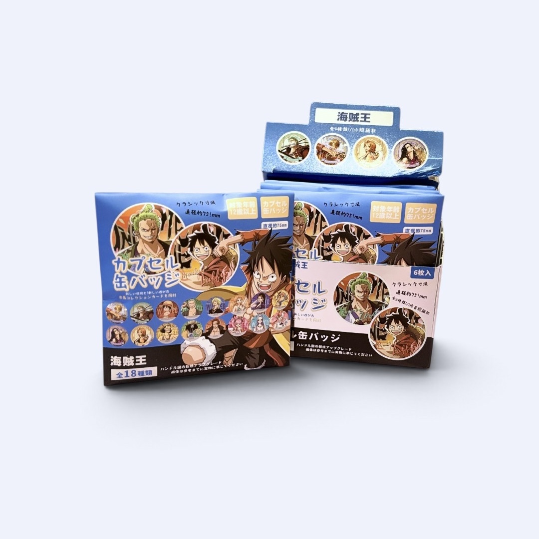 IMG_6950 Колекційні круглі значки Ван Піс / One Piece (Blind Pack) 75 мм - Зображення 1