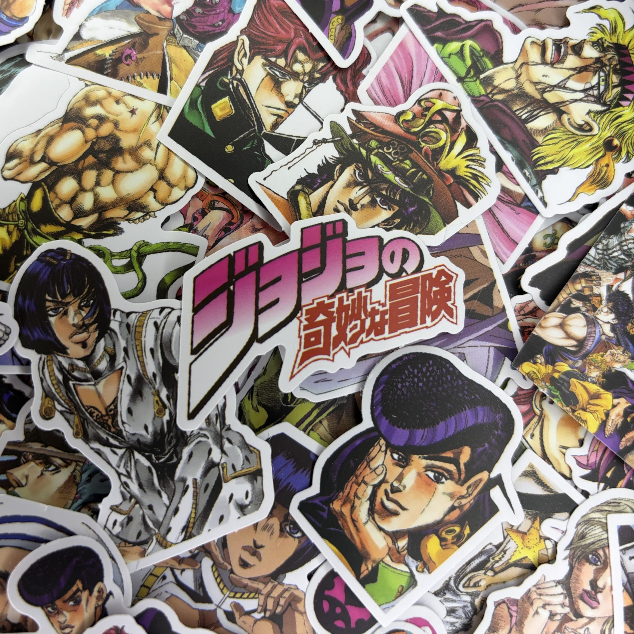 IMG_7059 Набір вінілових наліпок Неймовірні пригоди ДжоДжо / JoJo's Bizarre Adventure (Всі частини, Стенди та Герої) 5–8 см - Зображення 1